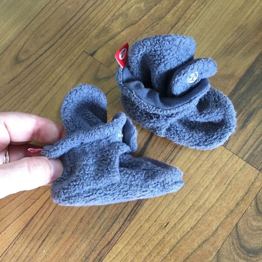 3 month Zutano booties